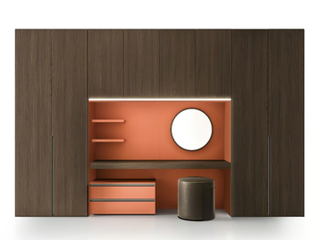 EGO HINGED - Sectional wooden wardrobe by Santalucia Mobili - view 2